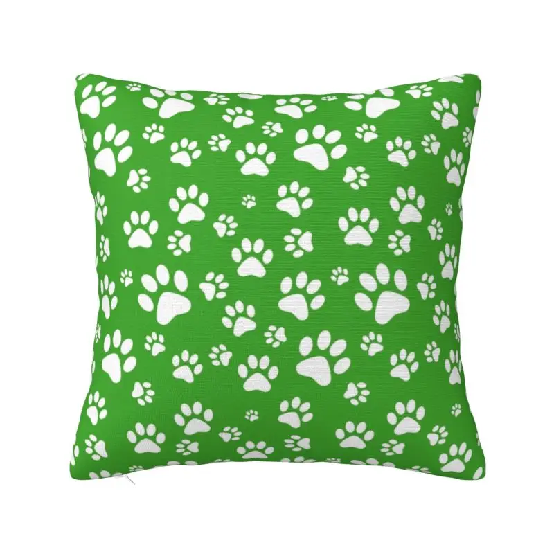 

Pet Dog Paw Pattern Throw Pillow Covers Living Room Decoration Animal Footprint Sofa Cushion Cover Polyester Soft Pillowcase