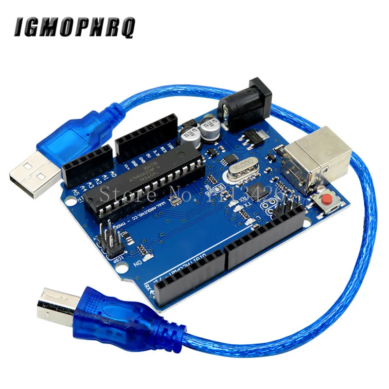 CNC Shield V3 engraving machine 3D Printe + 4pcs A4988 / DRV8825 driver expansion board for Arduino + UNO R3 with 30cm USB cable