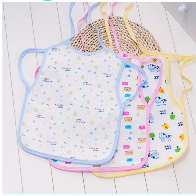 30PCS Anyongzu Unisex Large Wholesale Baby Bib Waterproof With Cotton Bag Rice 30*30CM Children Pattern is random