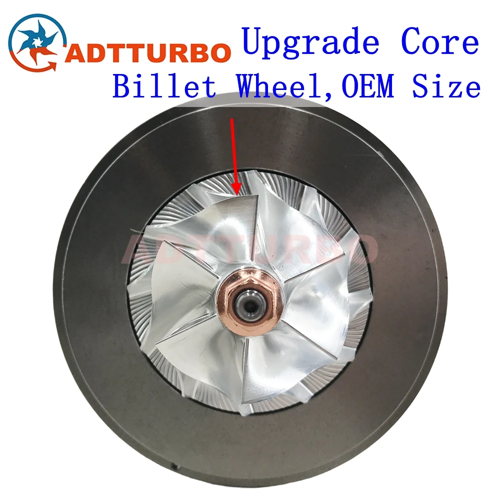 Upgrade Core 49135-00720 MFS Billet TF035HM2 Turbo Cartridge 49135-00700 Turbine CHRA 5802122184 FOR Fiat DUCATO, D-MAX - 2.3L