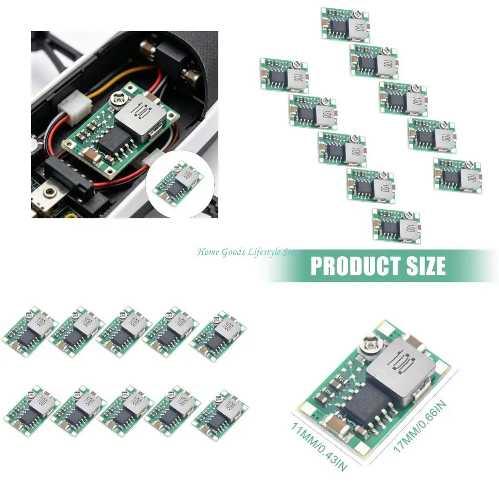 E74E 4.75-23V to 1-17V 3A Converter Step Down Module for Drones Model Servo Quadcopter Plane Servo Power Supply