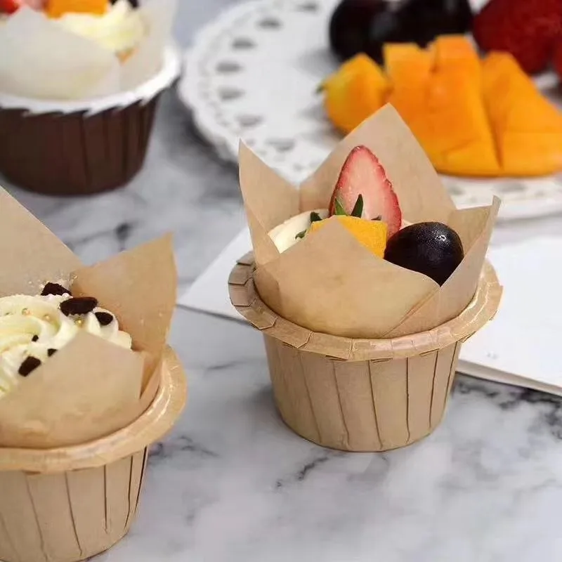 

Disposable Paper Cups Desserts Cake Packaging Boxes Ice Cream Cup Air Fryers Specialized Baking Molds Holiday Party Supplies