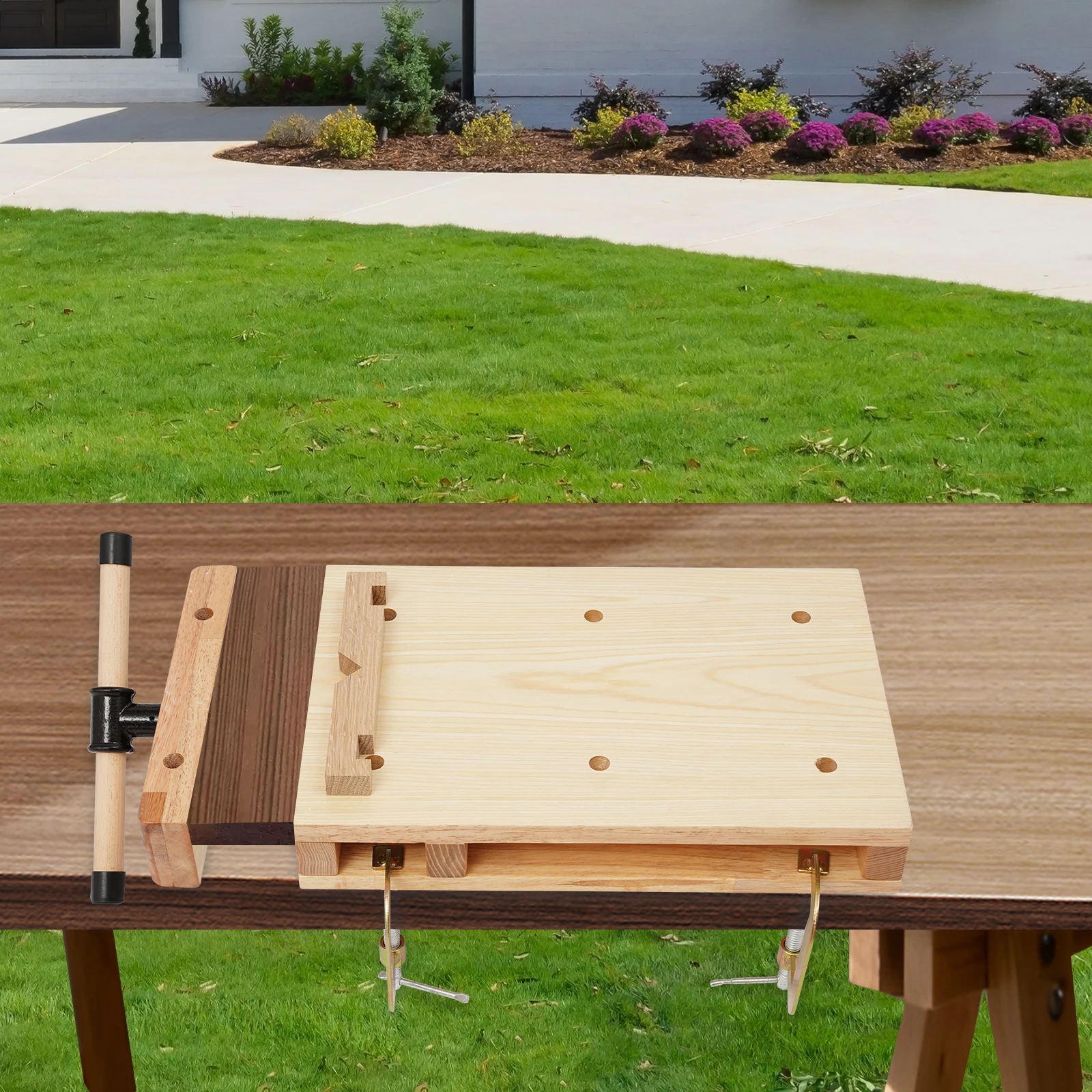 Tabletop Wooden Work Bench wit - Woodworking Workshop Design 评论和价格