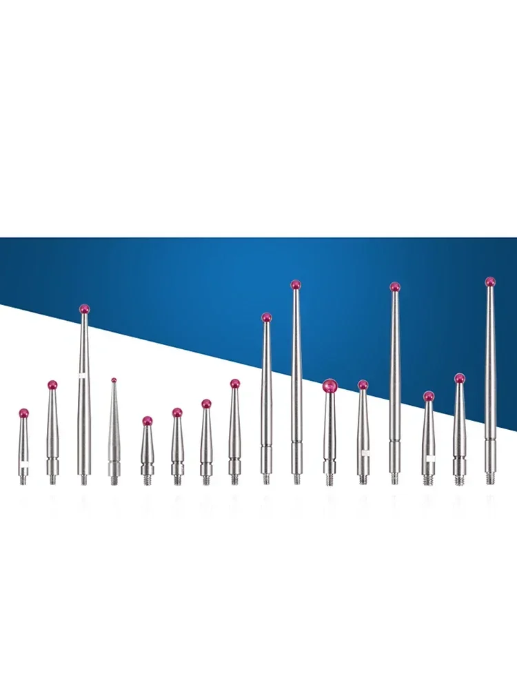 Ruby Head Dial Gauge Agulha, Sonda Indicadora, Cabeçalho de medição, Altura Gauge, M1.4, M1.6, M1.7, M1.8, M2.0, Novo, 1Pc
