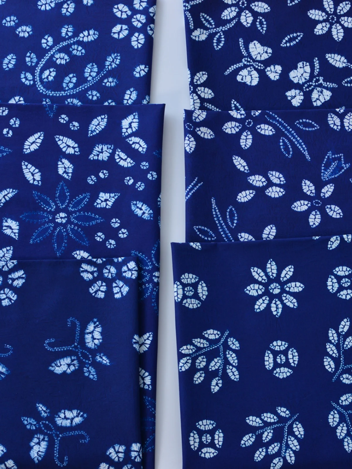 lenco-quadrado-de-algodao-puro-artesanal-com-tingimento-azul-estilo-Etnico-para-decoracao-de-cerimonia-do-cha-toalha-de-mesa