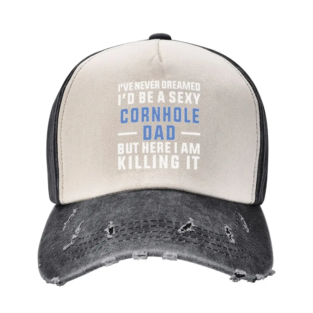 Sexy Cornhole Dad, Funny Cornhole Design, Cornhole QuoteCap Baseball Cap Wild Ball Hat Rugby Christmas Hat Women's Hats Men's