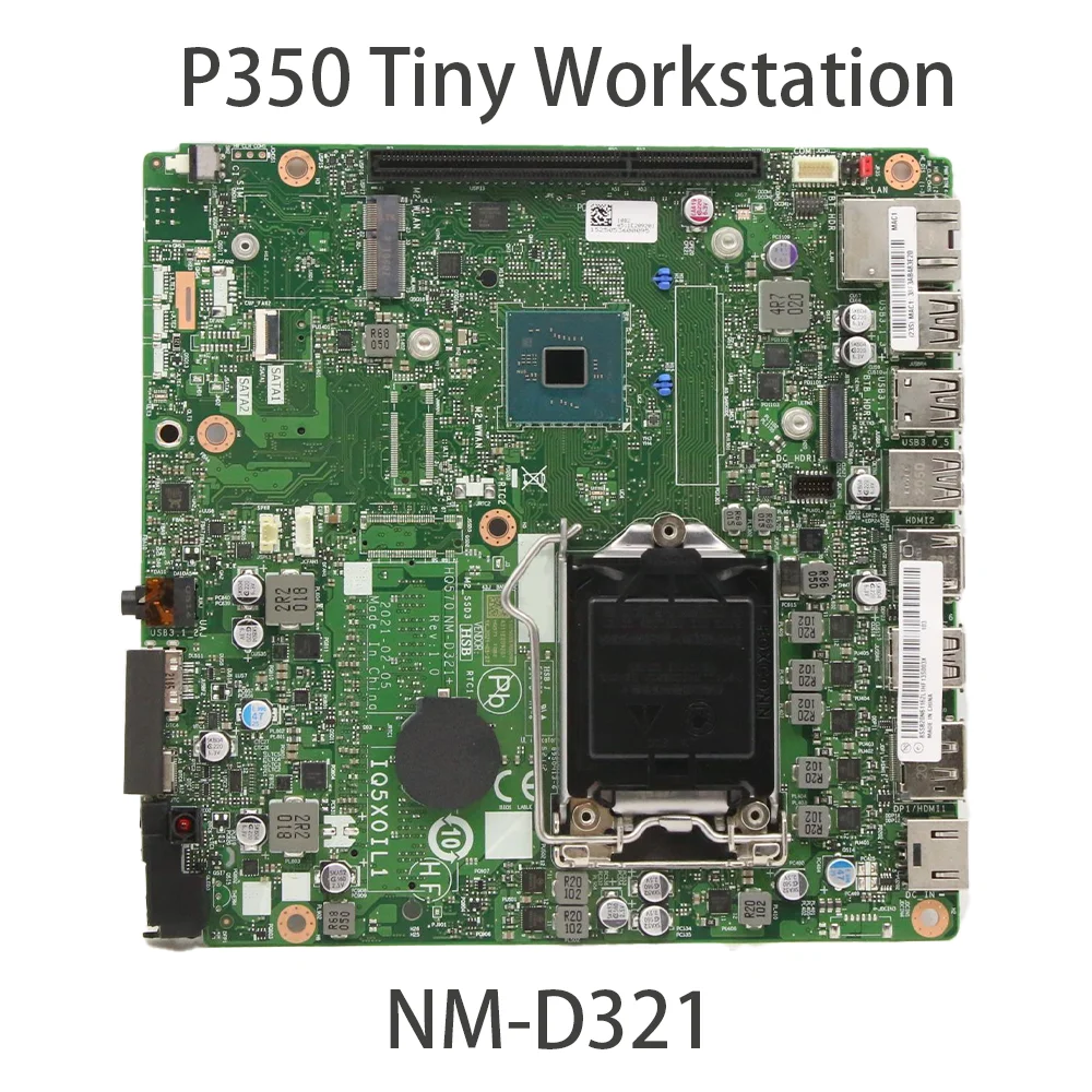 

Laptop Motherboard For Lenovo ThinkStation P350 Tiny Workstation Q570 IQ5X0IL1 NM-D321 With FRU:5B20U54754 5B20U54753