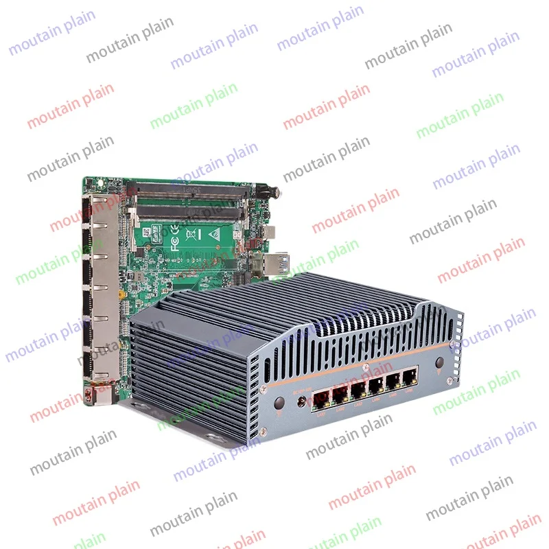 

Network port industrial computer 12450h 125h mini soft routing firewall visual inspection small industrial computer