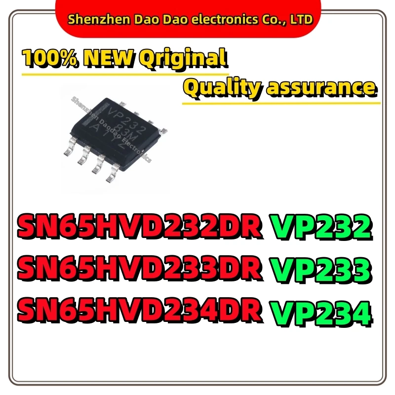 10 SN65HVD232DR VP232 SN65HVD233DR VP233 SN65HVD234DR VP234 IC chip SOIC-8 CAN transceiver chip new original