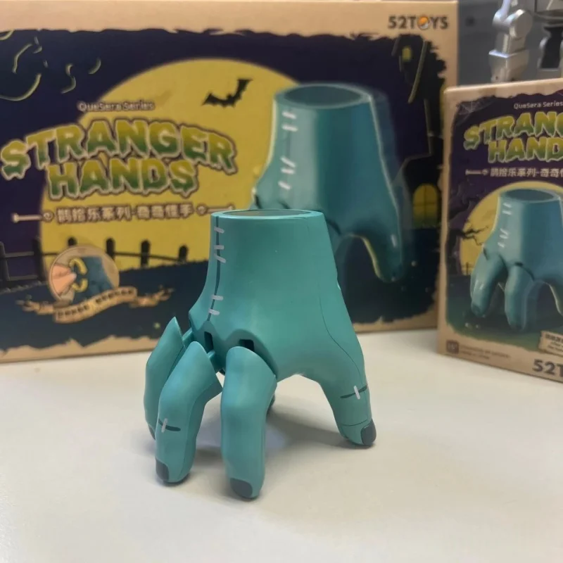 52 brinquedos genuíno super ativado pega pegar mão estranho manipulador móvel caixa cega figura moda brinquedos ornamento presentes