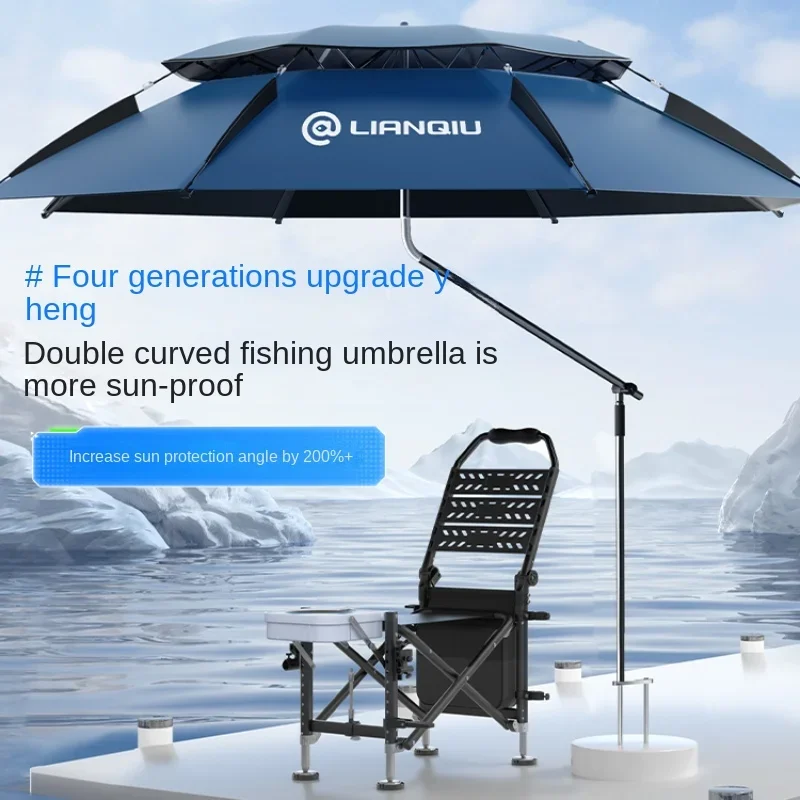 Zc A2 Crutch Fishing Umbrella Universal Large Fishing Umbrella Outdoor Sun-Shade Sun Protection Special Sun Umbrella