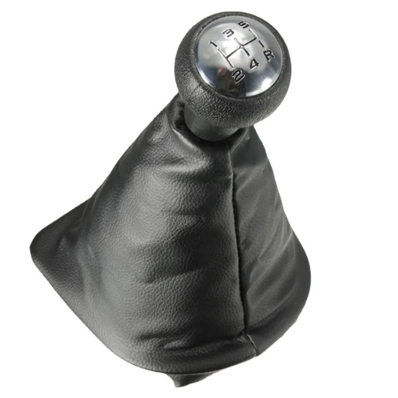 For Peugeot 307 207 Citroen C3 C4 C5 5 Speed Gear Shift Knob Shifter Lever Stick Gaiter Boot Cover PU Car Accessories