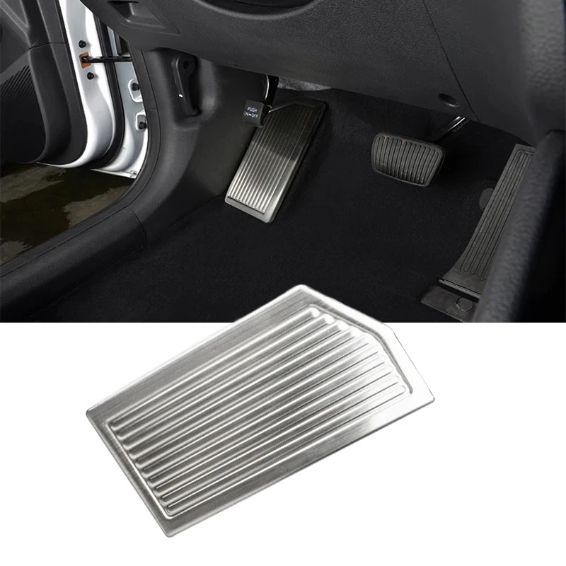 For Hyundai Tucson 2015 2016 2017 2018 2019 3TH Accessories Car Stainless Steel Trim Foot Rest Pedal Cover Protection