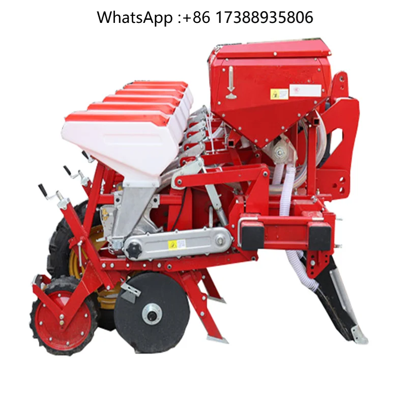 6 Row Pneumatic Seeder Machine Corn Seed Planter With Fertilizer