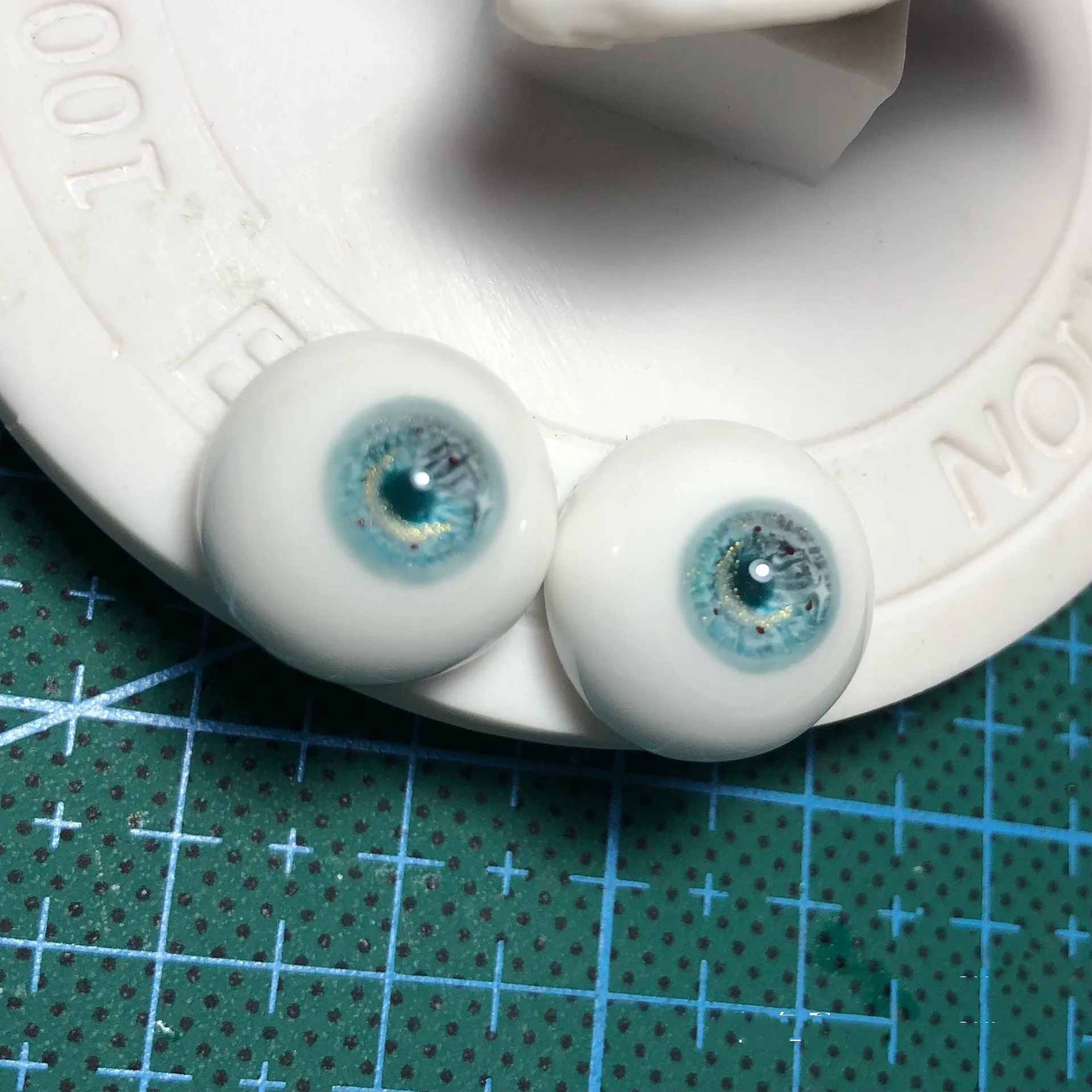 14mm Blue Safety Eye For Dolls, Nice Deep Color BJD Resin Eyeball 1 Piece