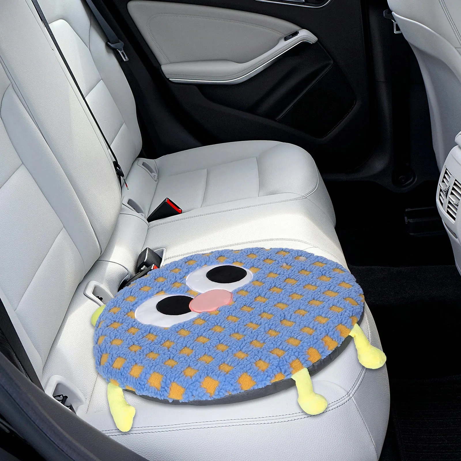 

Round Cute Memory Foam Cushion Comfortable Seat Pad for Office Chair Car Dining Stool Support Pain Relief Non-Slip Easy Clean