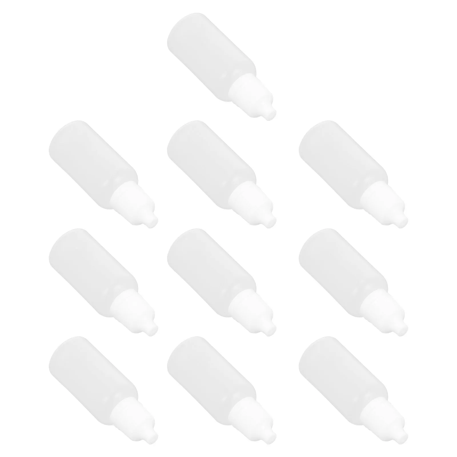 

50 шт. компактных герметичных флаконов-капельниц объемом 20 мл для глазных капель, портативные многоразовые контейнеры-дозаторы для эфирных масел и жидких средств для путешествий