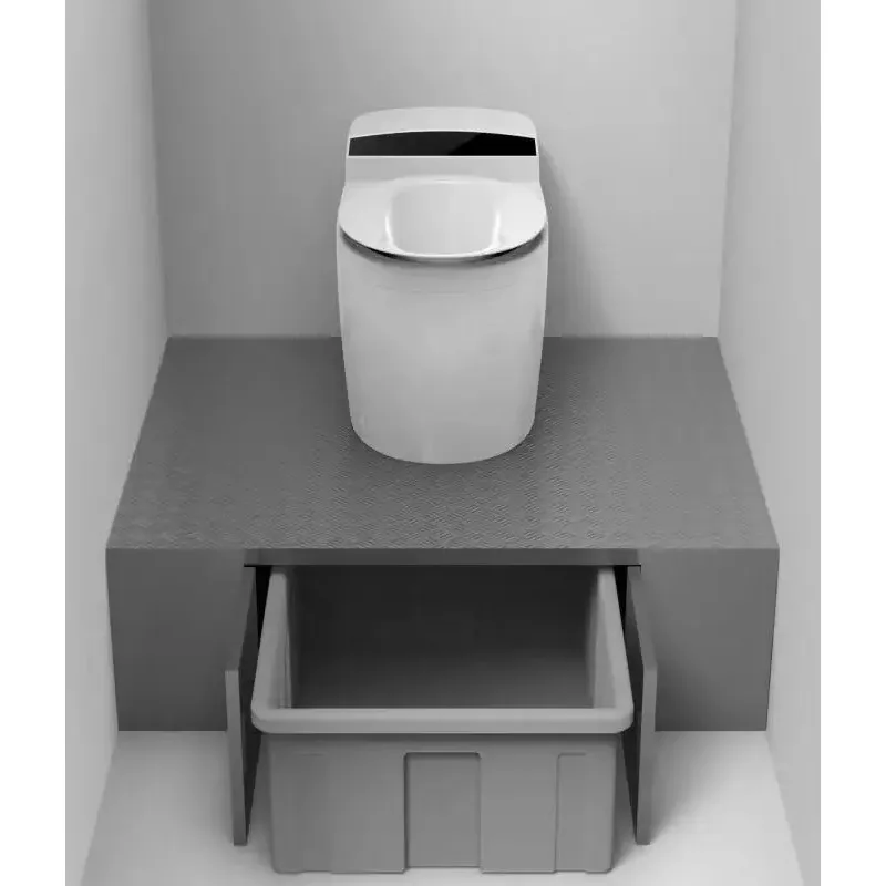 ABS Material Waterless Intelligent Sensing Toilet Waterless Smart Toilet STP Waterless Packaged Toilet
