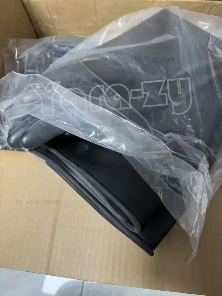 0.8-1.2mm Thick Black Butyl Rubber Gloves, Acid/Alkali Resistant, for Battery Lab/Glove Box/Vacuum, Durable & Flexible