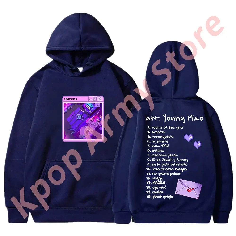 Young Miko att Merch Hoodies Tour New Logo Pullovers Women Men Fashion Casual HipHop Style Sweatshirts