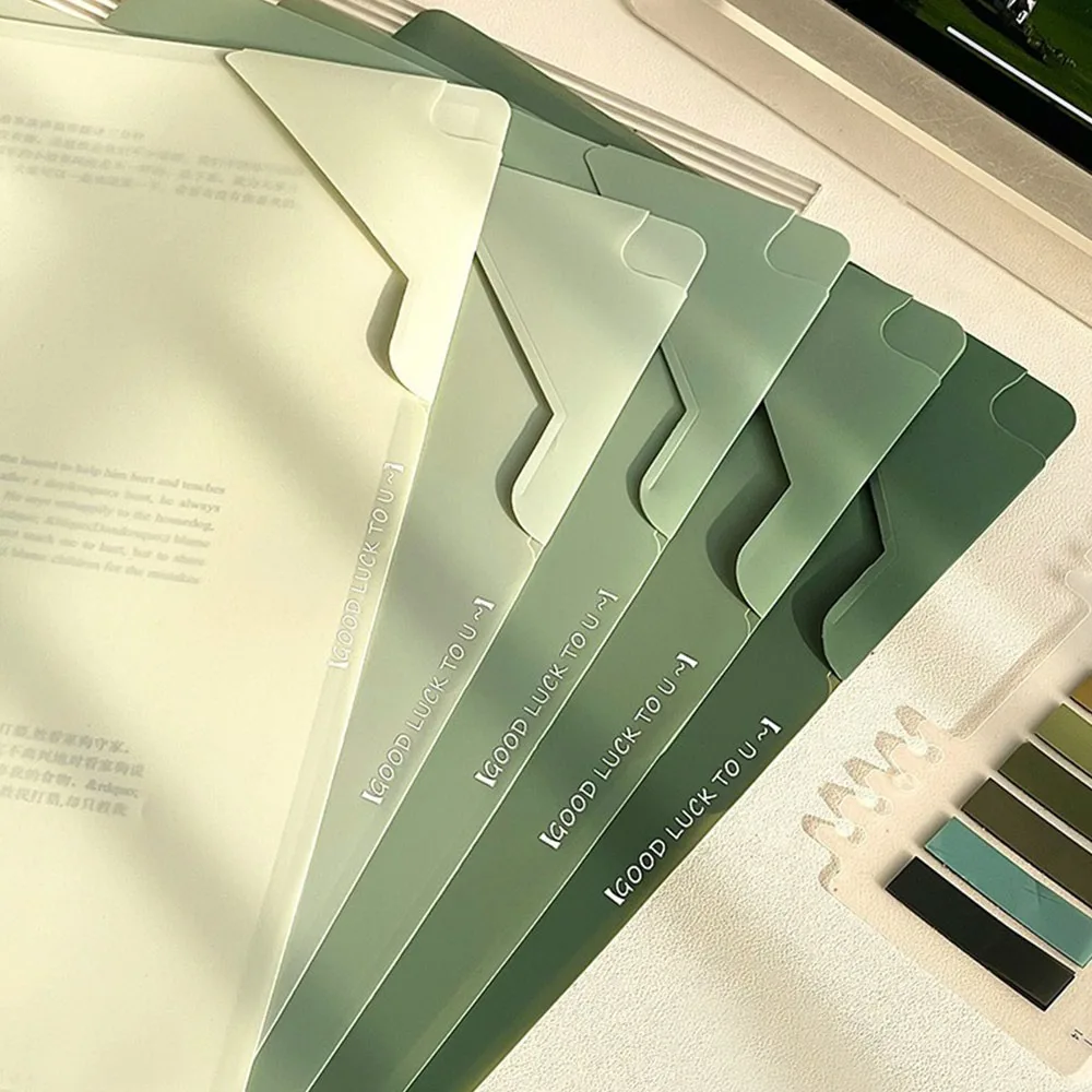 

5pcs/set Portable Plastic File Folders Waterproof Large Capacity Document Bag Clipboard File Organizer Stationery