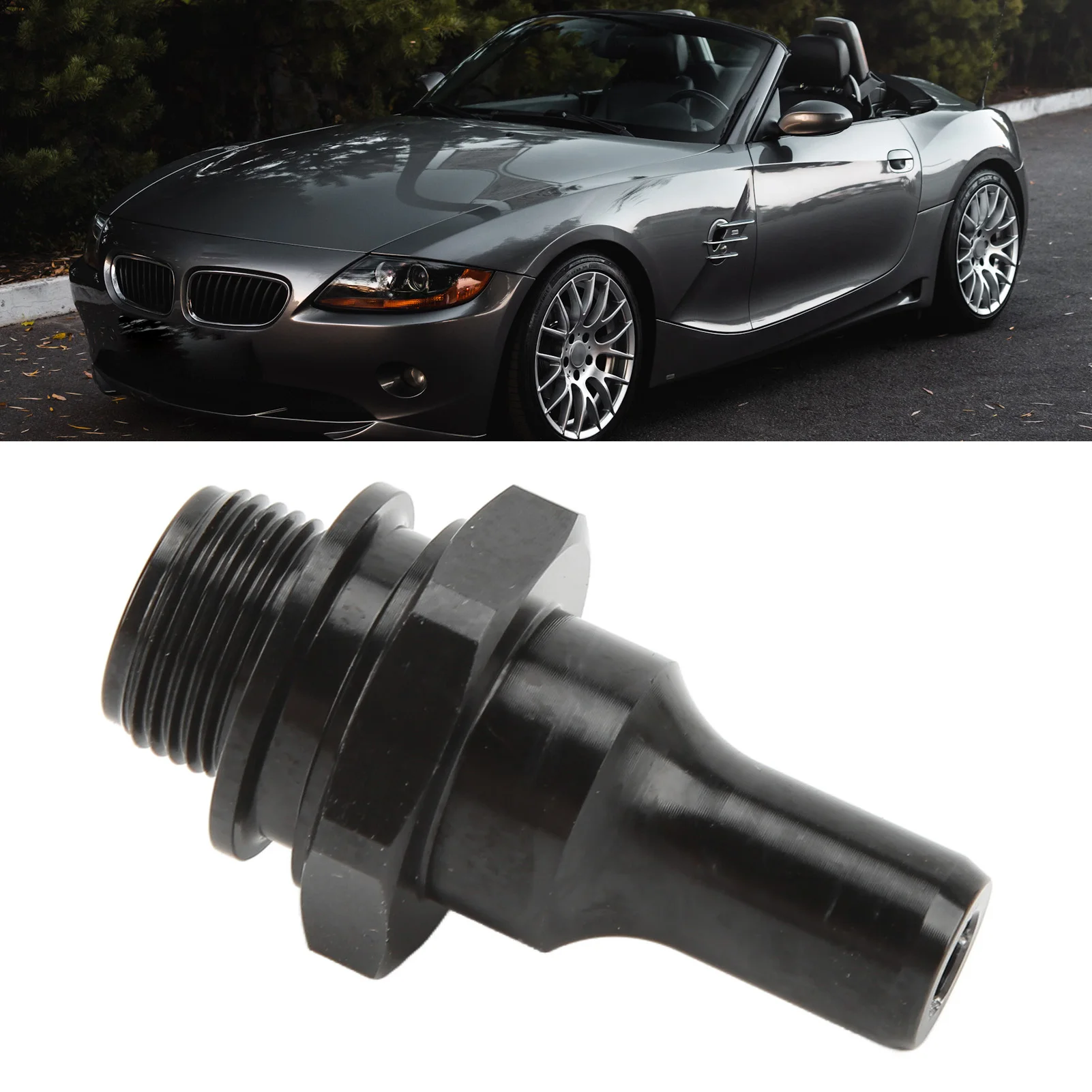 محرك PCV مجموعة صمامات محرك السيارة PCV صمام 6061 T6 الألومنيوم الصلب أنودة عملية أسود صالح لمحركات N54 التوأم توربو #2