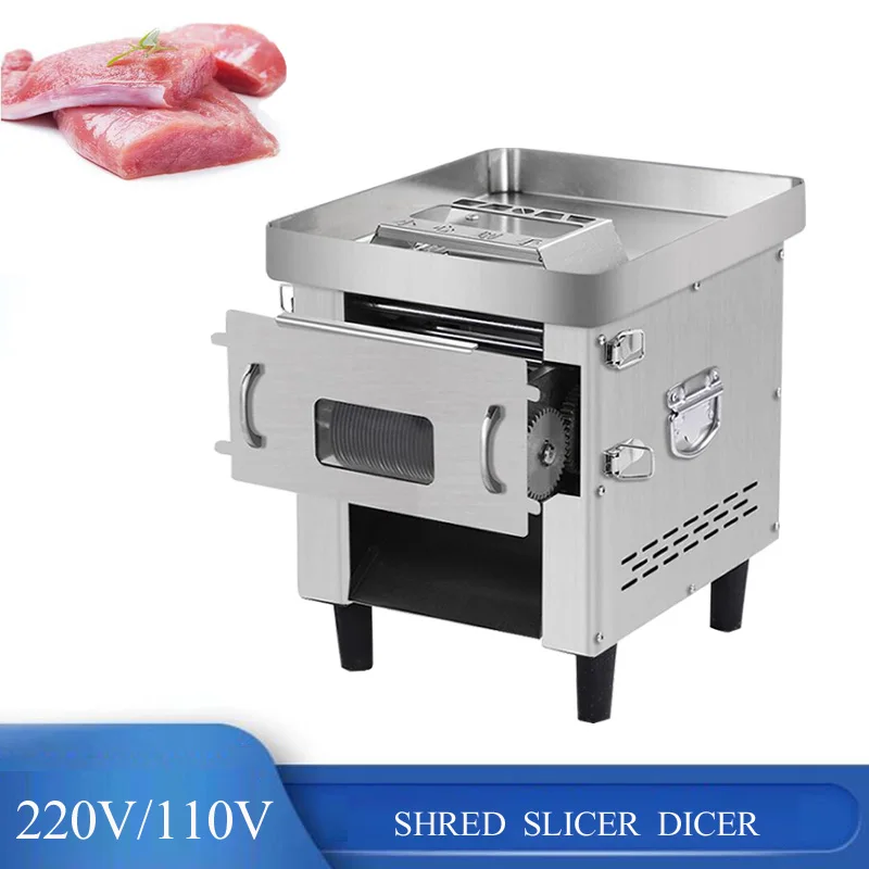 220v / 110v Meat Cutter Vegetable Cutter Top quality Durable Meat Slicer Meat Processing Machinery