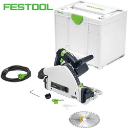 FESTOOL Plunge Cut Track Saw TS 55 FEQ-F-Plus Woodworking Rail Portable Vacuum Cutting Saw Power Tools 1200W 220V TS55FEBQ