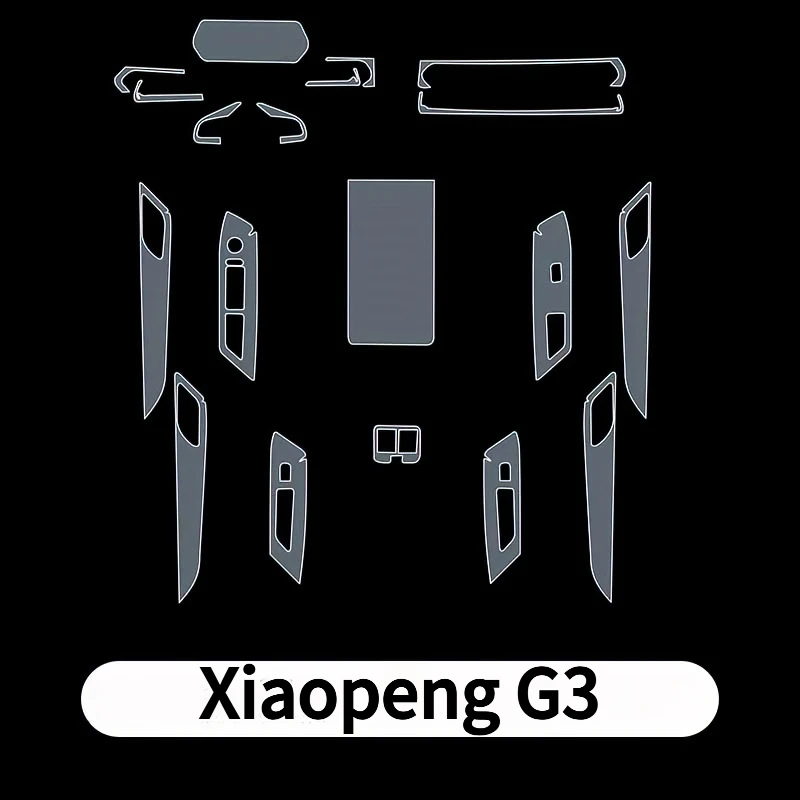 

For Xiaopeng G3 25models interior protection Dashboard Multimedia Navigation Transparent Scratch-Resistant Film Modification