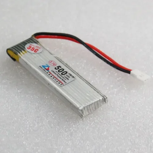 В 551760   500 мАч, 3,7 В, 40C, полимерная литиевая батарея, безфлайбарный вертолет, литий-ионный аккумулятор