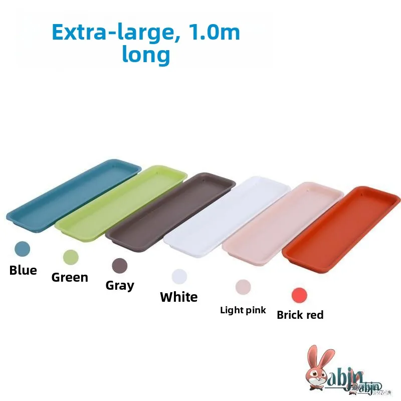 

Утолщенный пластиковый поддон для цветочных горшков, прямоугольный поддон для посадки овощей, основание на присосках для горшечных растений и суккулентов