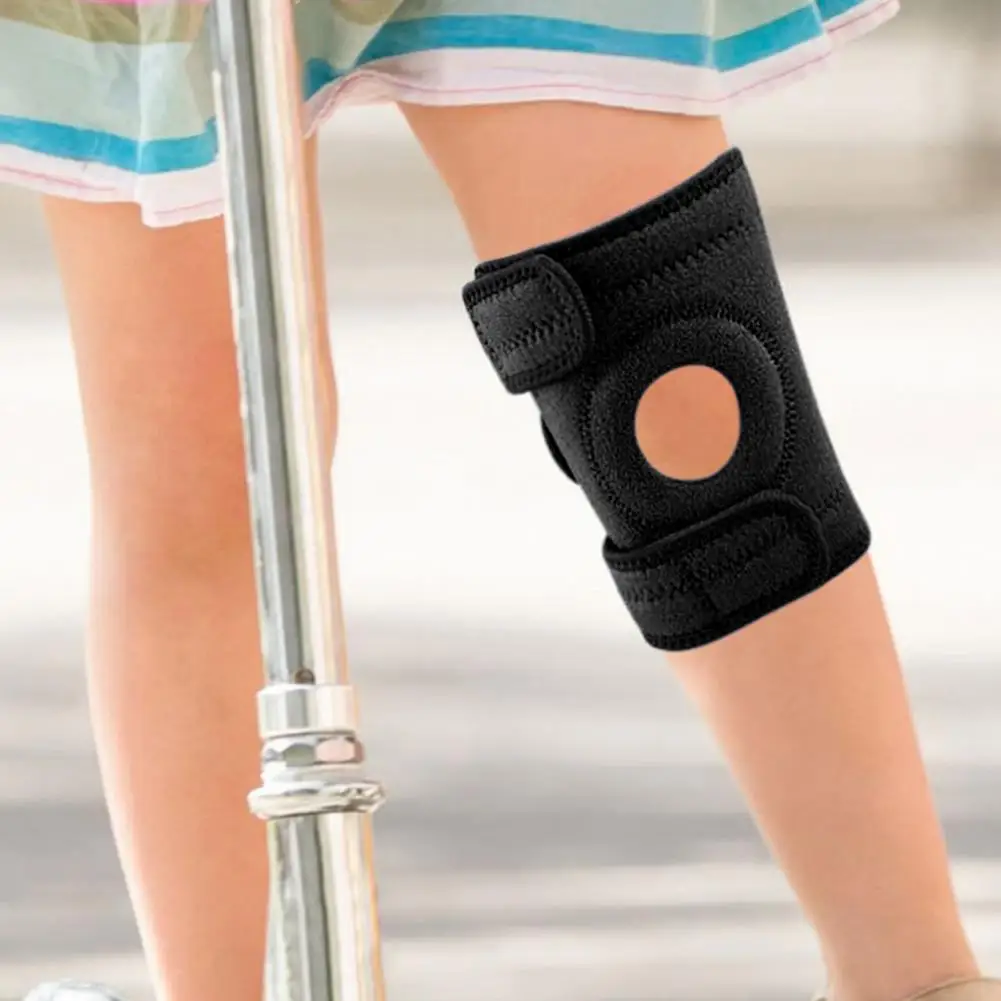 Sports Knee Pad Youth Kids Knee Brace Support Strap Patella Stabilizer with Adjustable Fastener Tape Soft Non-slip Knee