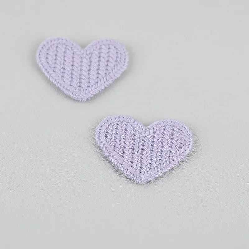 50 Stuks Love Diy Heart Geborduurde Stof Stickers Accessoires Oorbellen Tassen Schoenen Decoraties Patches Kleding Accessoires