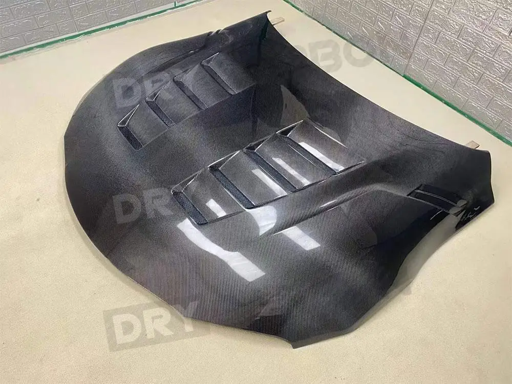 Engine Hood Cover Bodykit Carbon Fiber Car Bonnet Engine Hood Bonnet For Toyota Supra A90 Front Bumper Fiberglass