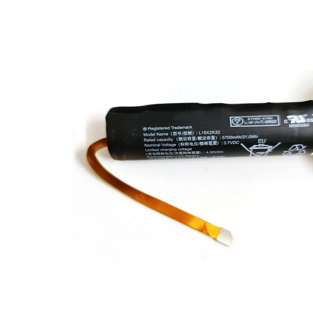 Imagem -02 - Bateria Original do Portátil para Lenovo L15d2k32 3.7v 5700mah Apto para Yt3-x90 Yt3-x90l Yt3-x90f Yt3-x90m Yt3-x90z Yt3-x90y L15x2k32