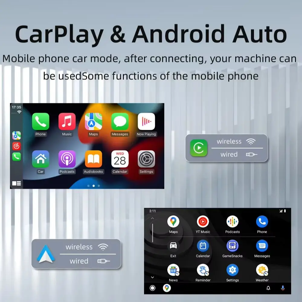 Car Radio For GMC Yukon Chevrolet Tahoe Suburban Silverado Sierra 2007-2013 Wireless Carplay Android Auto GPS Multimedia Player