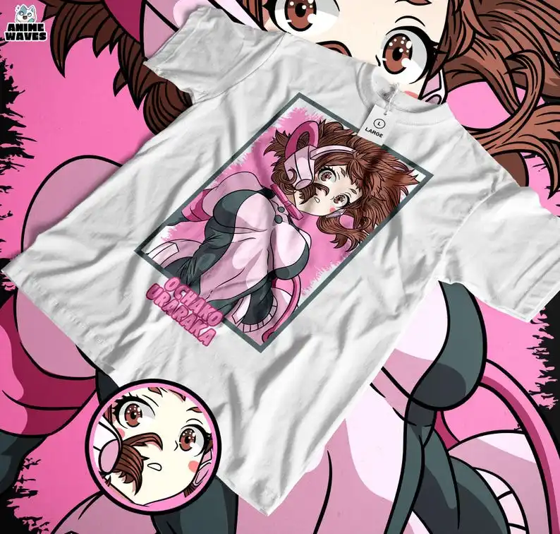 Gravity Heroine Anime Unisex T-shirt - Japanese Manga Style, 2020s Era Apparel, Otaku Gift, Japan-Inspired, Superpower Girl, Her