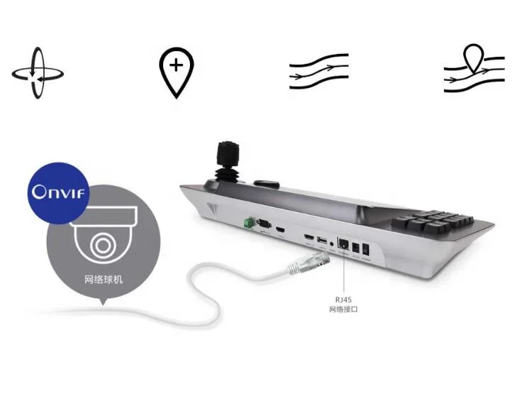 MYtech Android  touch ip camera cctv ptz controller YCV-41BP(T) with decoding function