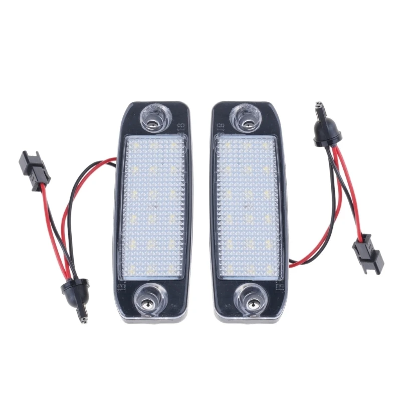 41XA Pack of 2 Long Lasting LED License Plate Lights Featuring Integrated Resistor Simple Installation for Korea Vehicle