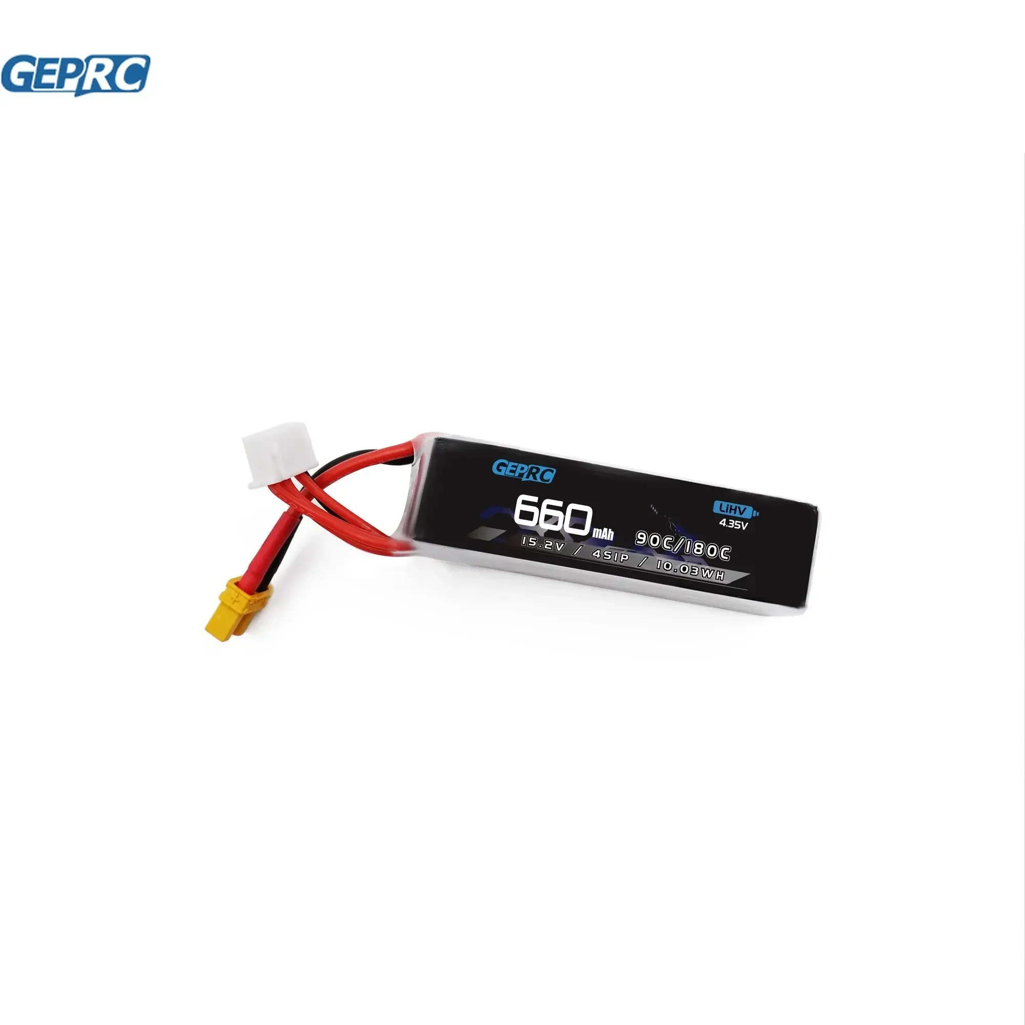 GEPRC 4S 660mAh 180C  XT30 HV LiPo Battery – 3.8V/4.35V Power Pack for Cinelog FPV Quadcopter