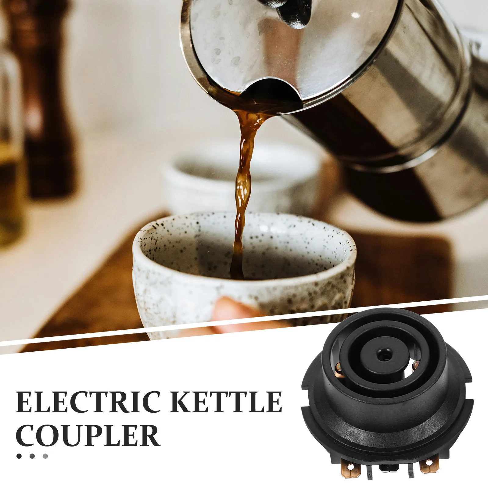 

5Pcs Electric Kettle Coupler Sturdy Material Temperature Control Base Easy Install Safe Household Accessories Thermostat Coupler