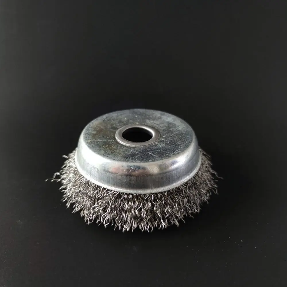 For Xinda Cup Design Wire Brush Wheel Angle Grinder Accessory Stainless Steel Polishing Disc Metal Surface Rust Removal Tool