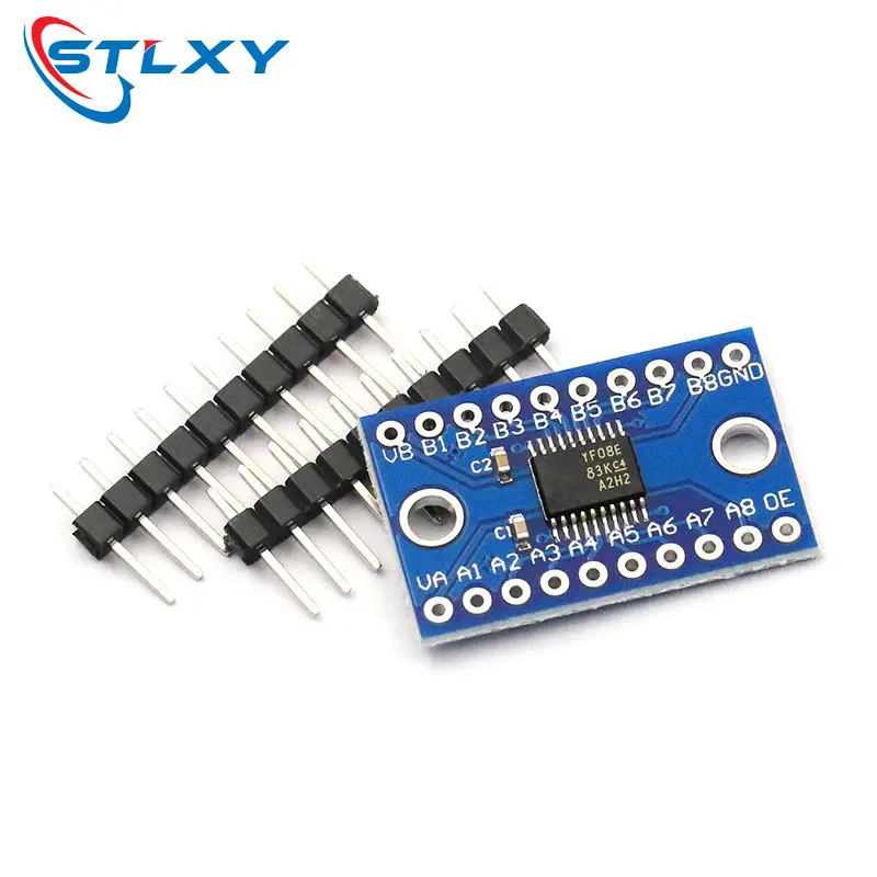 3.3V 5V TXS0108E 8 Channel Logic Level Bi-directional Converter Module Mutual Convert Module TXS0108E