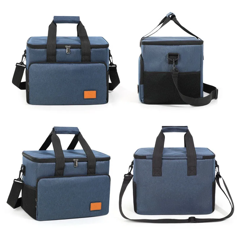 M/L Picnic Box Thickened lunch bags insulated bento bag Oxford heat-pressed leak-proof aluminum foil picnic bags cooler bag