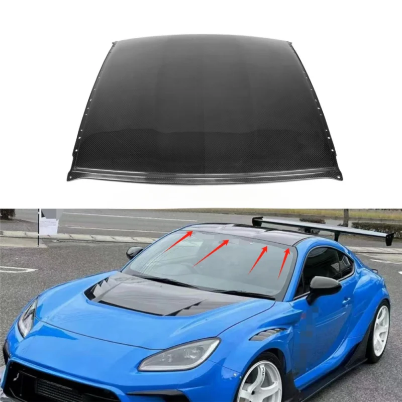 

For Toyota GR86 BRZ 2021+ Premium P Style Dry Carbon Rear Trunk Roof Accessory