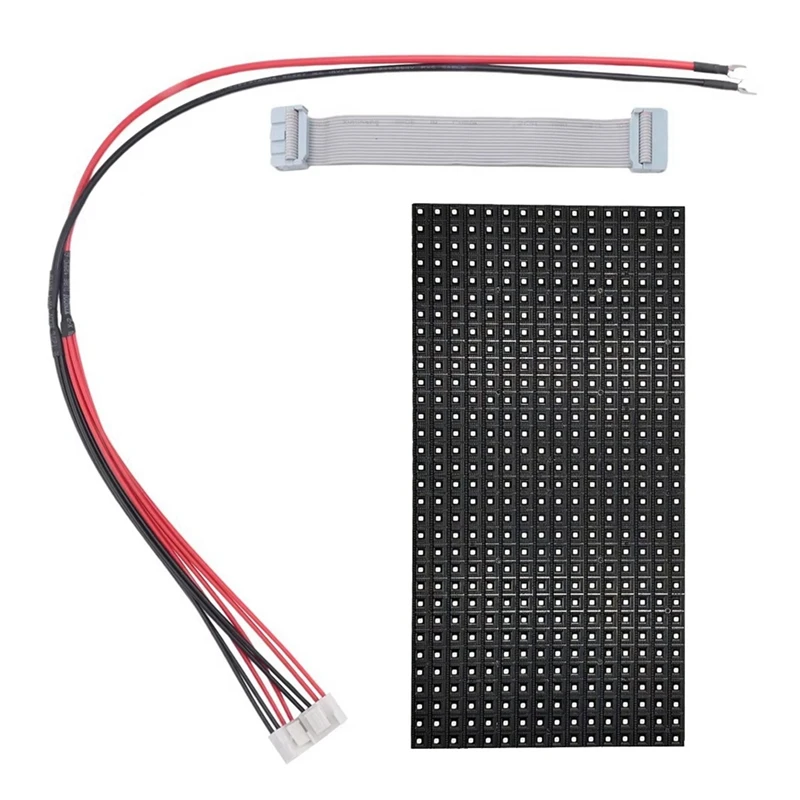 2Pcs P10 Full Color Outdoor LED Module HUB75 SMD3535 32X16 Pixels LED Display Panel 320X160mm 1/4S Driver