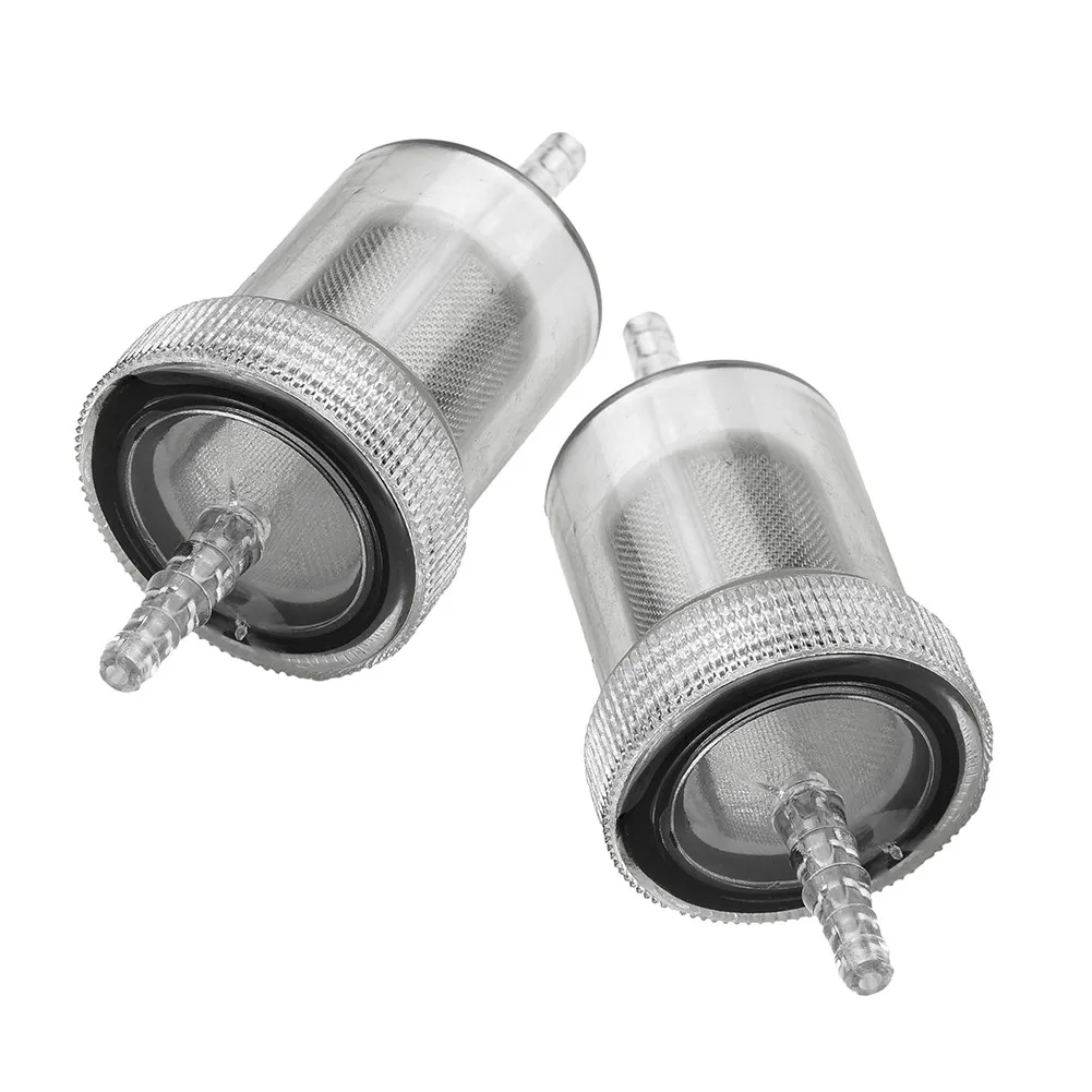 Diesel Fuel Filter Filter Kit Plastic Replacement Set Transparent 2pcs 4mm ID 77mm Long Accessories Air Heater