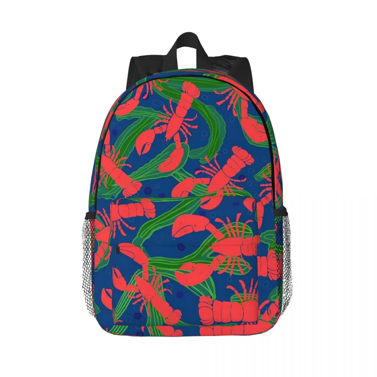 Lobsters And Seaweed Backpacks Boys Girls Bookbag Casual Children School Bags Laptop Rucksack Shoulder Bag Large Capacity