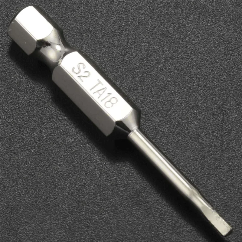 12 Buah Mata Sekrup Segitiga Baja S2 Mata Obeng Magnetik Kepala Sekrup Segitiga Anti Selip 1.8/2/2.3/2.5/2.7/3 Mm