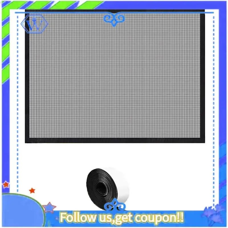 

Easy To Use 1 Piece Fireplace Screen,Fireplace Screen Safe Mesh Gate Black PVC For Prevent Baby And Pet 73X115cm